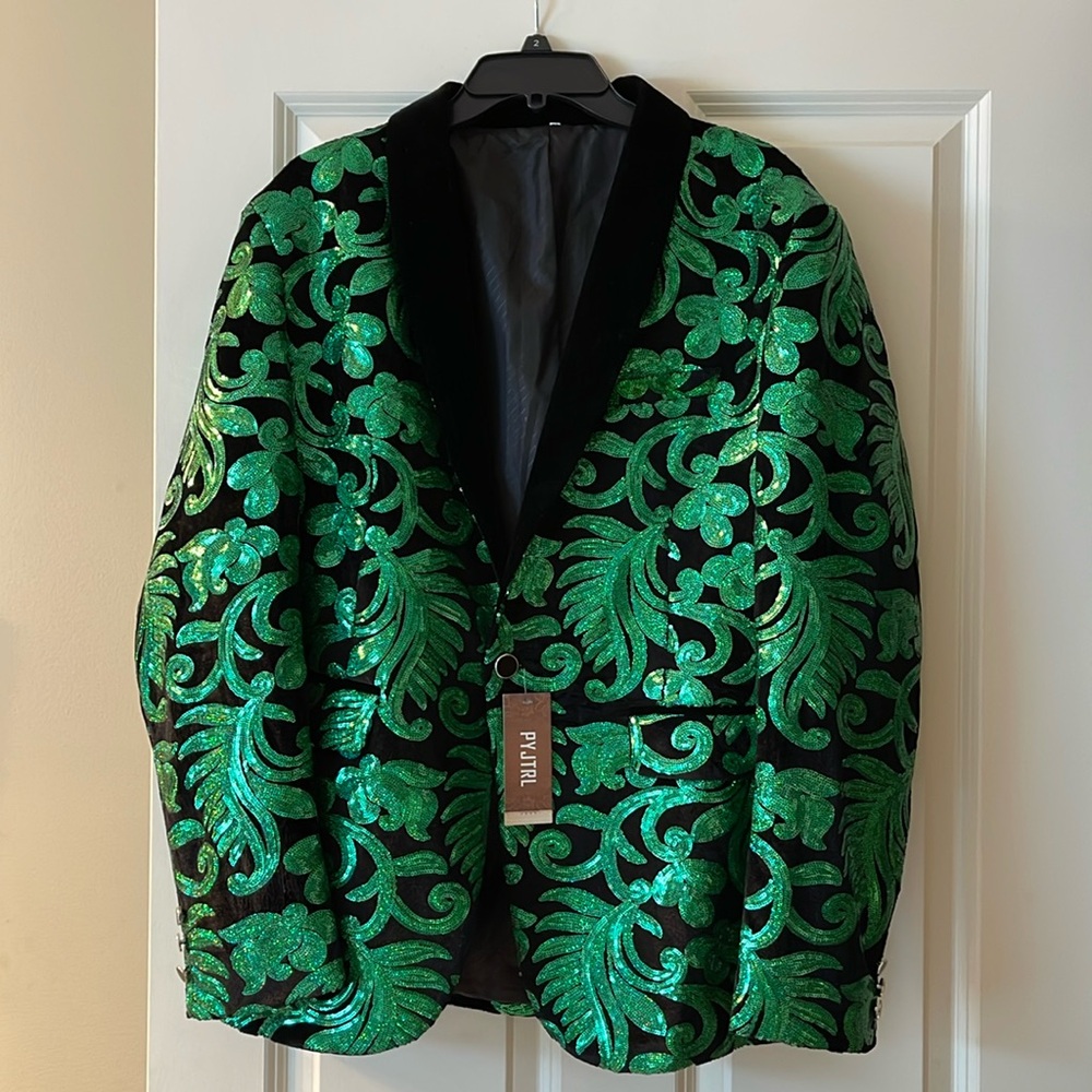 Men’s sequin blazer
